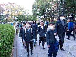 6年生修学旅行 原爆ドーム見学