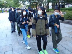 6年生修学旅行 原爆ドーム見学