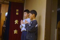 6年生修学旅行夕食の様子