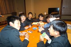 6年生修学旅行ホテル部屋の中での様子