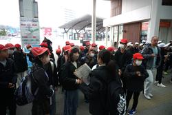 6年生修学旅行フェリーでの様子