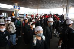 6年生修学旅行フェリーでの様子