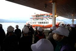 6年生修学旅行フェリーでの様子