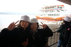 6年生修学旅行フェリーでの様子