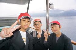 6年生修学旅行フェリーでの様子