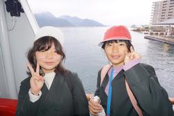 6年生修学旅行フェリーでの様子