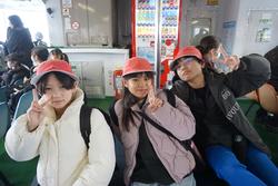 6年生修学旅行フェリーでの様子