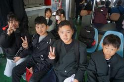 6年生修学旅行フェリーでの様子
