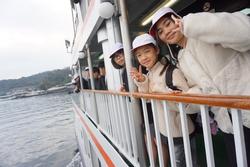 6年生修学旅行フェリーでの様子