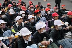 6年生修学旅行解散式の様子