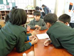 ボードゲームクラブの様子