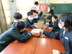 ボードゲームクラブの様子