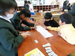 ボードゲームクラブの様子