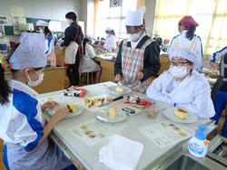 家庭科クラブの様子