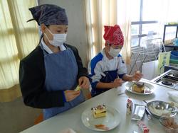 家庭科クラブの様子