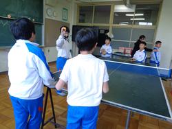 卓球クラブの様子
