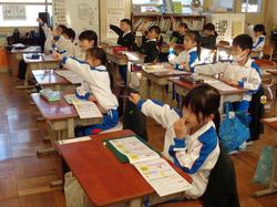 1年生国語の授業