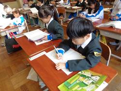 1年生国語の授業