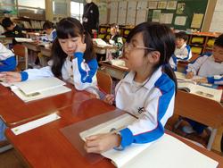 1年生国語の授業