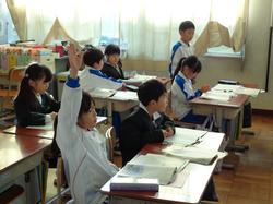 1年生国語の授業