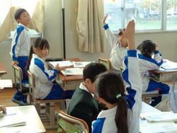 1年生国語の授業