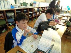 3年生国語の授業