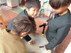 幼稚園との交流遊び