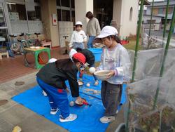 幼稚園との交流遊び