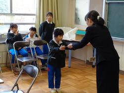 全校朝会の様子