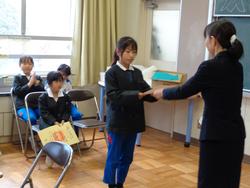 全校朝会の様子