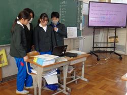 6年生外国語の授業