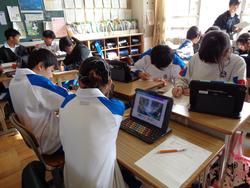 6年生外国語の授業