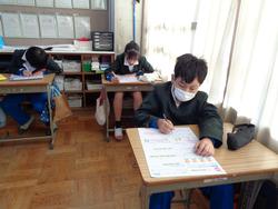 5年生算数の授業（テスト）