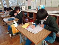 5年生算数の授業（テスト）