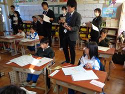 1年生国語の授業（研究授業）