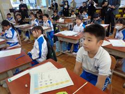 1年生国語の授業（研究授業）