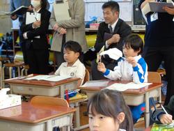 1年生国語の授業（研究授業）