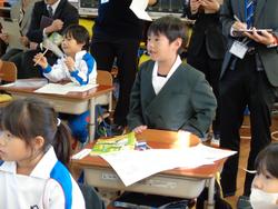 1年生国語の授業（研究授業）