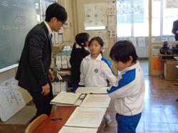 1年生国語の授業（研究授業）