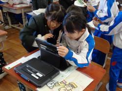 1年生国語の授業（研究授業）