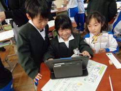 1年生国語の授業（研究授業）