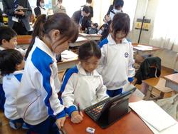 1年生国語の授業（研究授業）