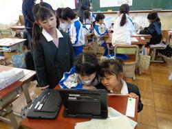 1年生国語の授業（研究授業）