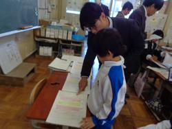 1年生国語の授業（研究授業）