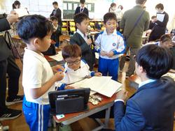 1年生国語の授業（研究授業）