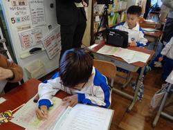 1年生国語の授業（研究授業）