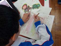 1年生国語の授業（研究授業）