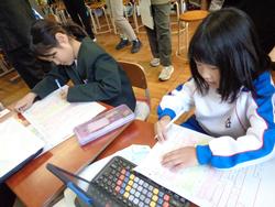 1年生国語の授業（研究授業）