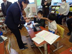 1年生国語の授業（研究授業）