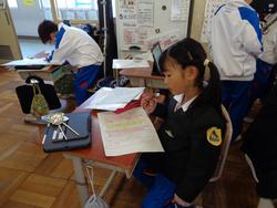 1年生国語の授業（研究授業）